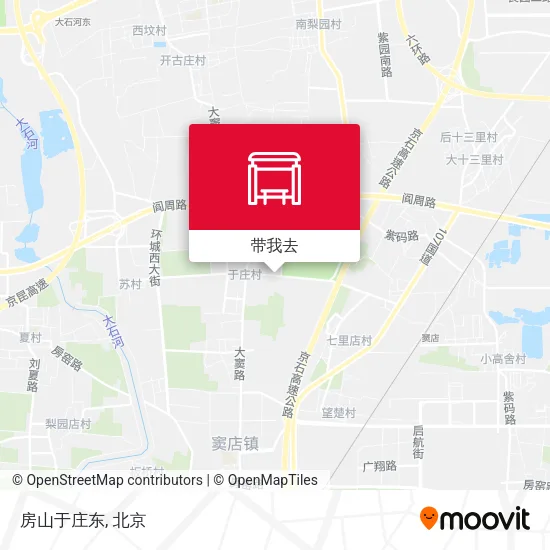 房山于庄东地图