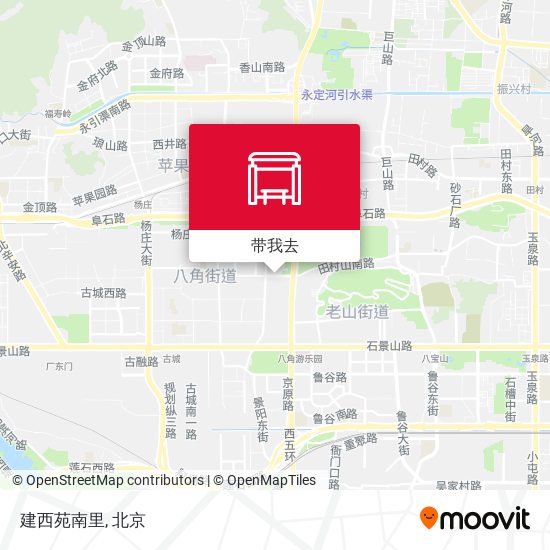建西苑南里地图