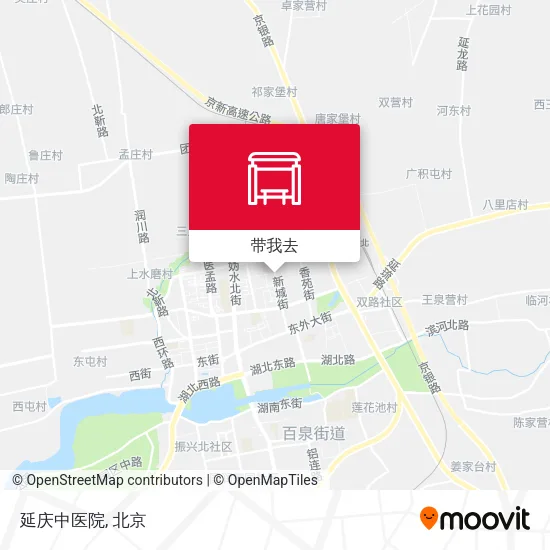 延庆中医院地图