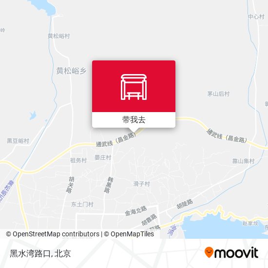 黑水湾路口地图