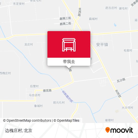 边槐庄村地图
