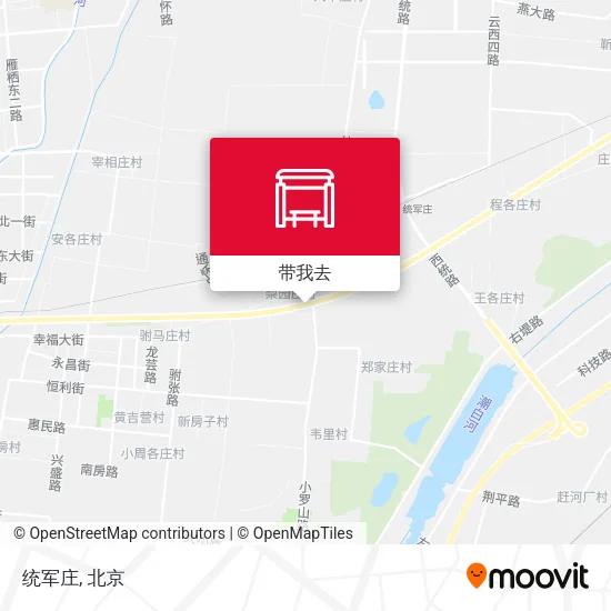 统军庄地图