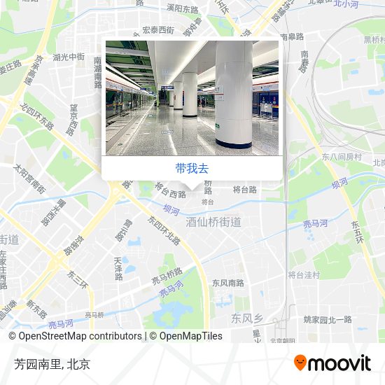 芳园南里地图