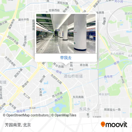 芳园南里地图