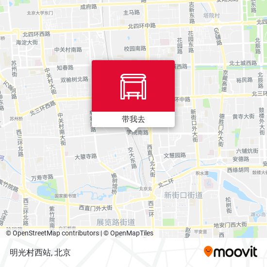 明光村西站地图