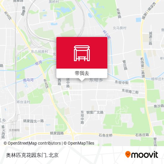 奥林匹克花园东门地图