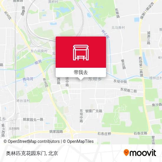 奥林匹克花园东门地图