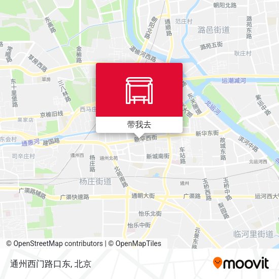 通州西门路口东地图
