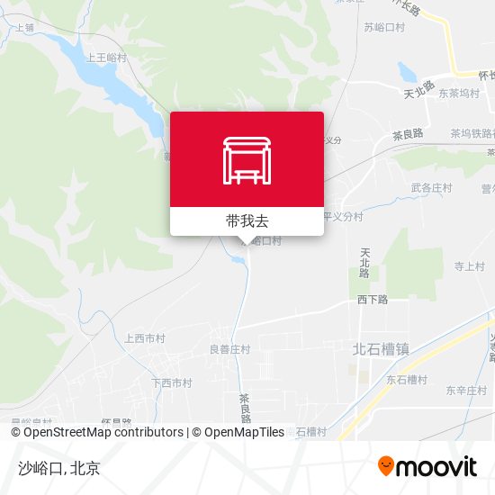 沙峪口地图