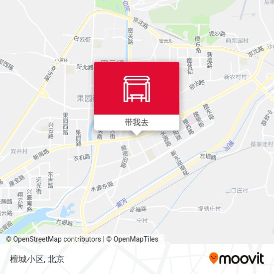 檀城小区地图