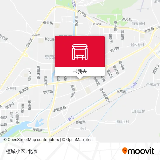 檀城小区地图
