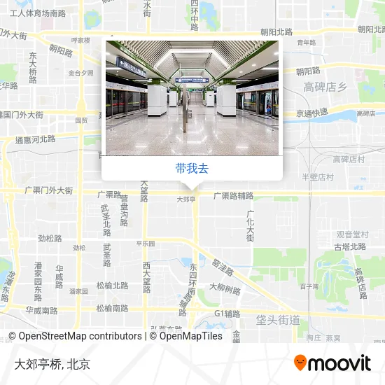 大郊亭桥地图