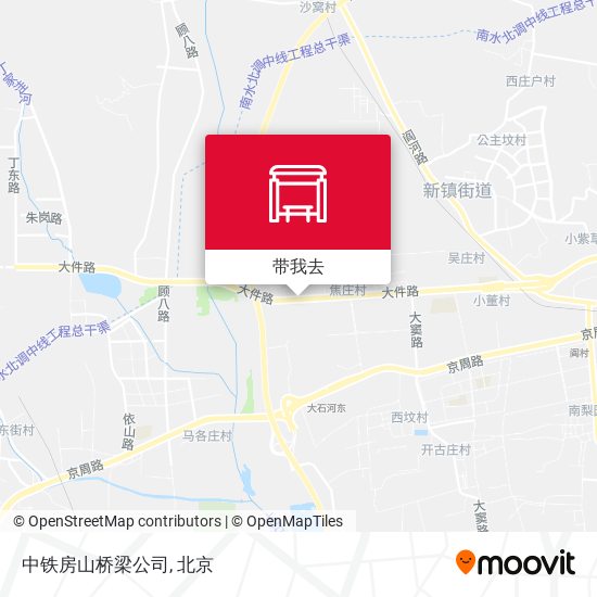 中铁房山桥梁公司地图