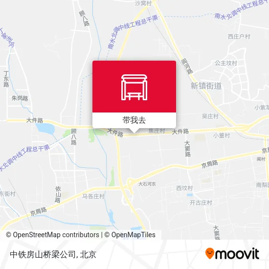 中铁房山桥梁公司地图