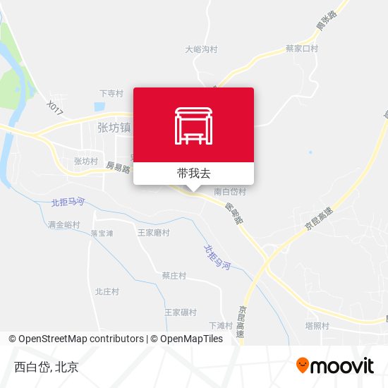 西白岱地图