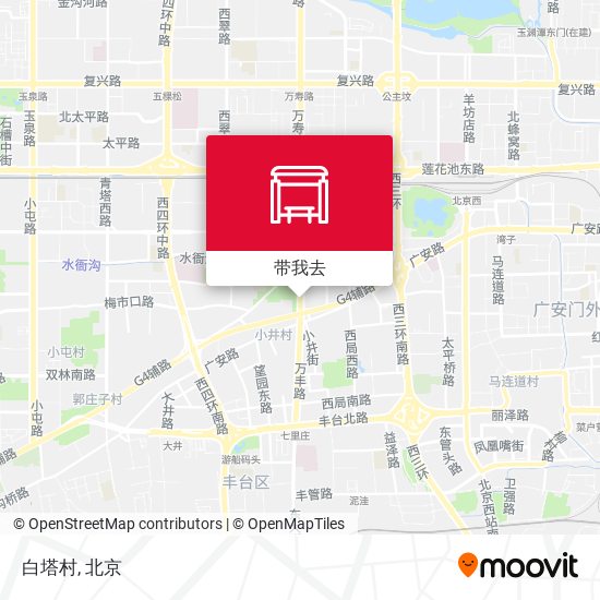 白塔村地图