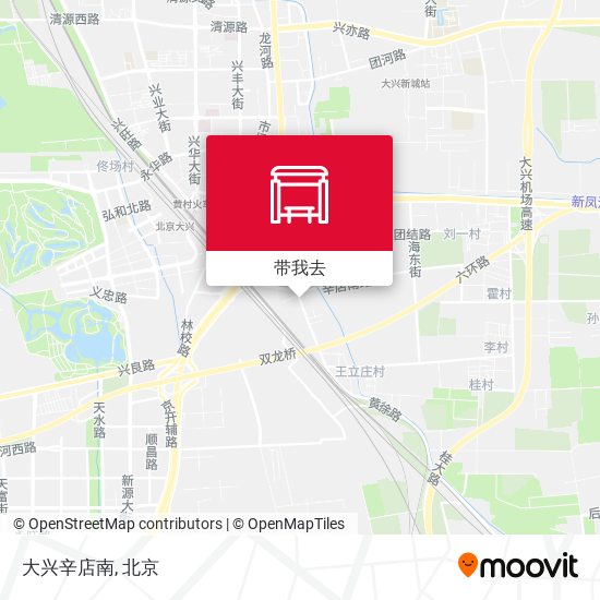 大兴辛店南地图