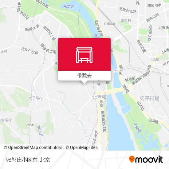 张郭庄小区东地图