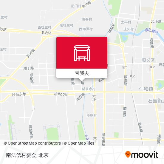 南法信村委会地图