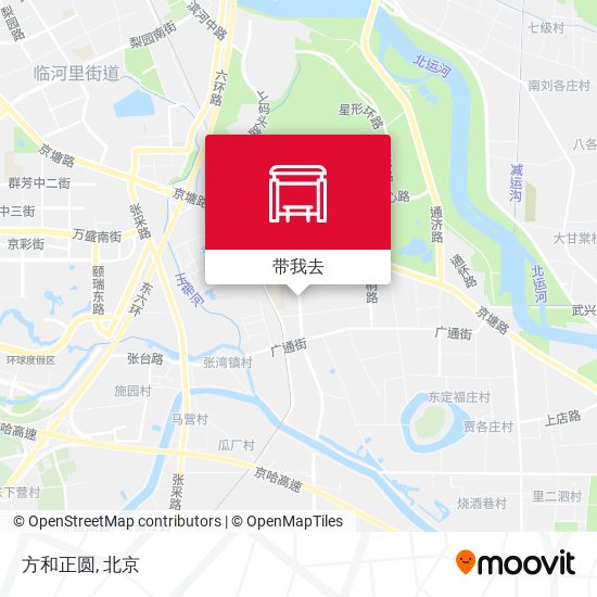 方和正圆地图