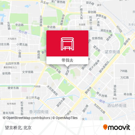 望京桥北地图