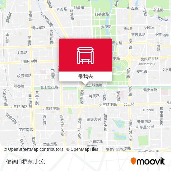 健德门桥东地图