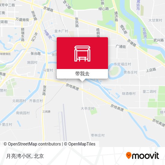 月亮湾小区地图