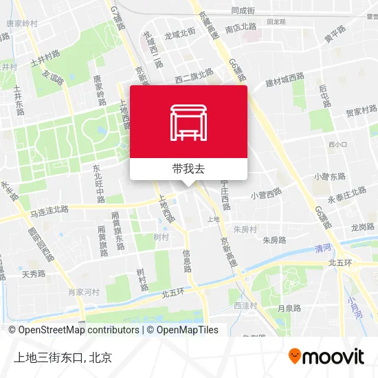 上地三街东口地图