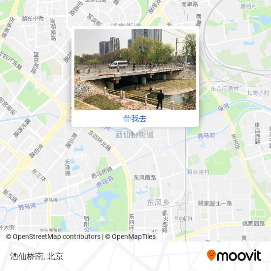 酒仙桥南地图