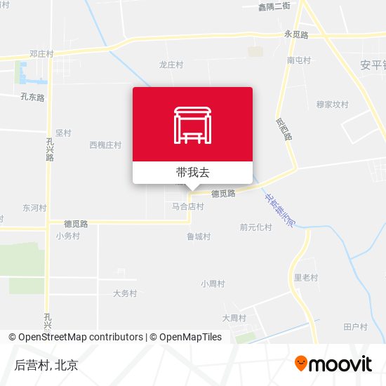 后营村地图