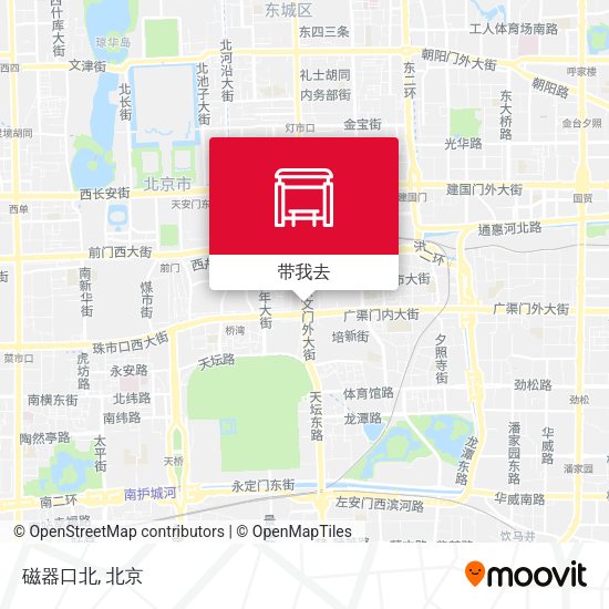 磁器口北地图