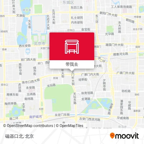 磁器口北地图