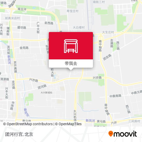 团河行宫地图