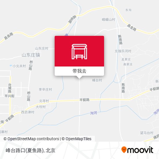 峰台路口(夏鱼路)地图