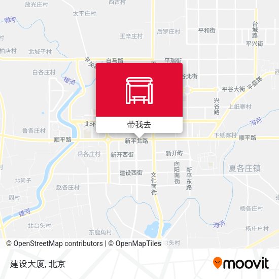 建设大厦地图