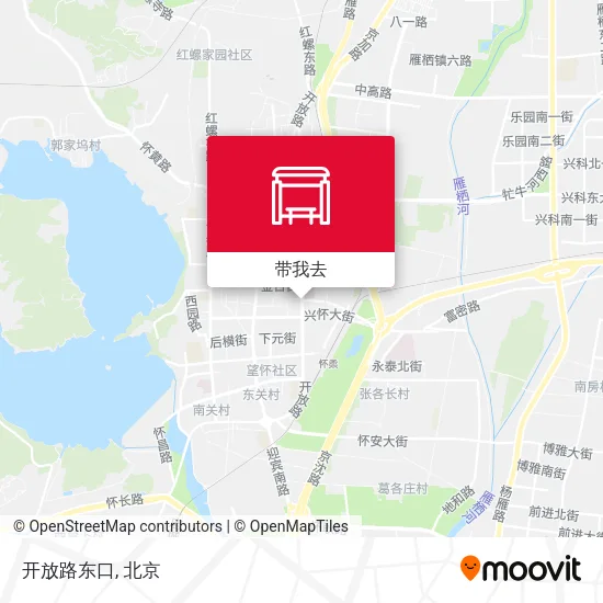 开放路东口地图