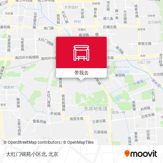 大红门锦苑小区北地图