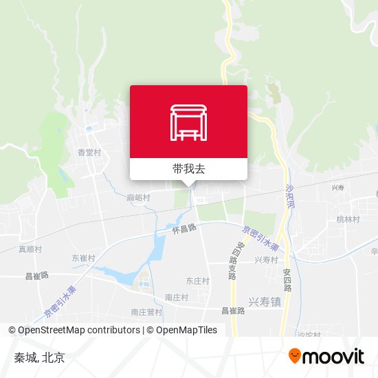 秦城地图