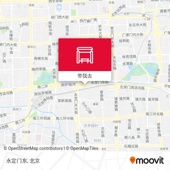 永定门东地图
