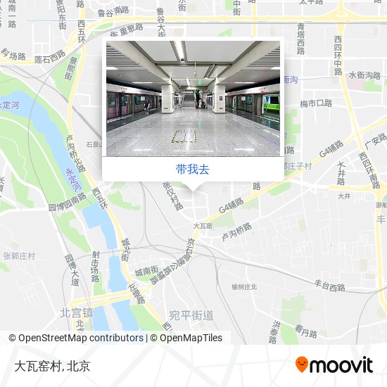 大瓦窑村地图