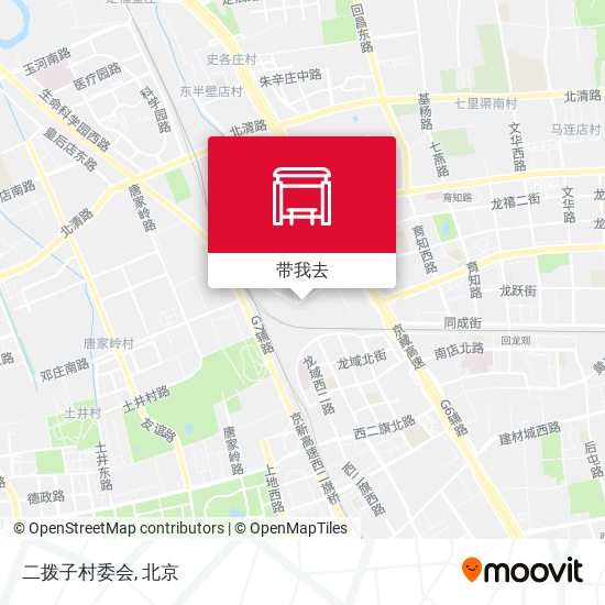 二拨子村委会地图