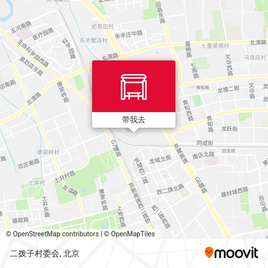 二拨子村委会地图