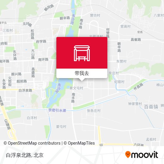 白浮泉北路地图