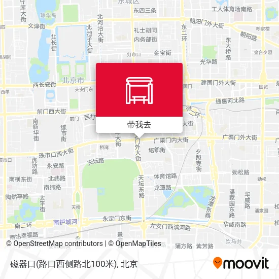 磁器口(路口西侧路北100米)地图
