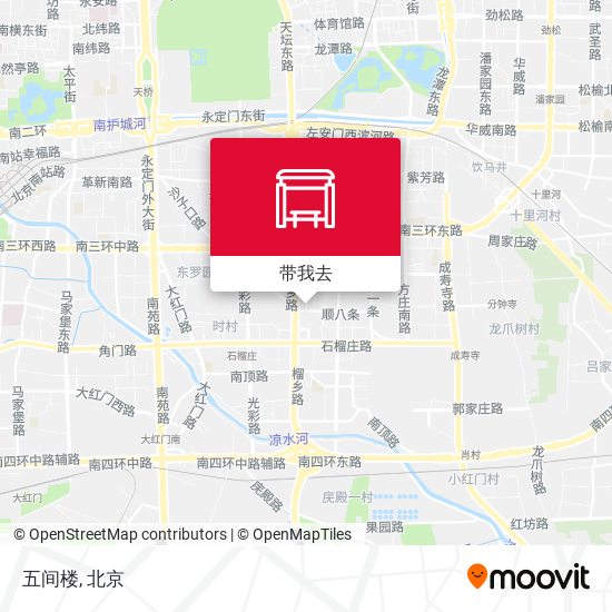 五间楼地图