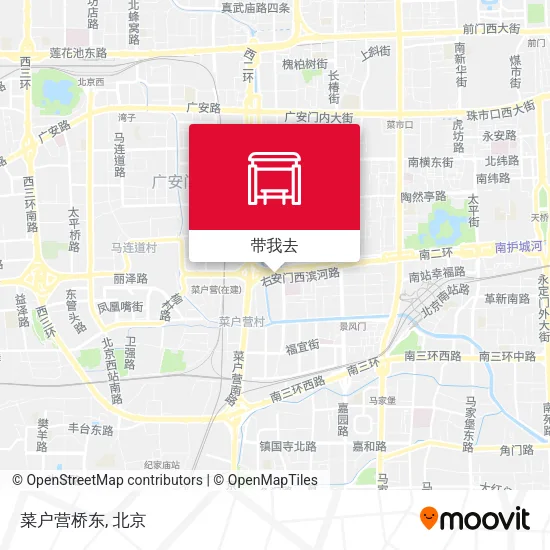 菜户营桥东地图