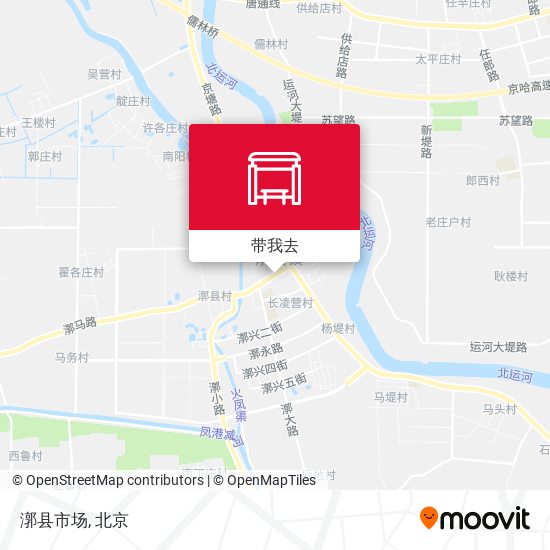 漷县市场地图
