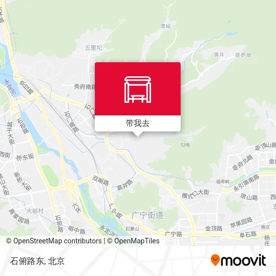石俯路东地图