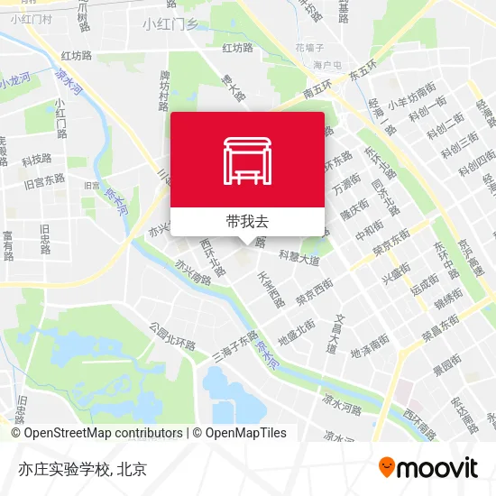 亦庄实验学校地图