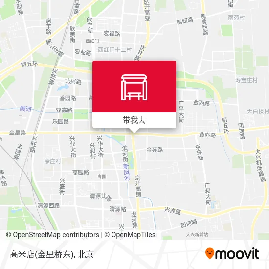 高米店(金星桥东)地图